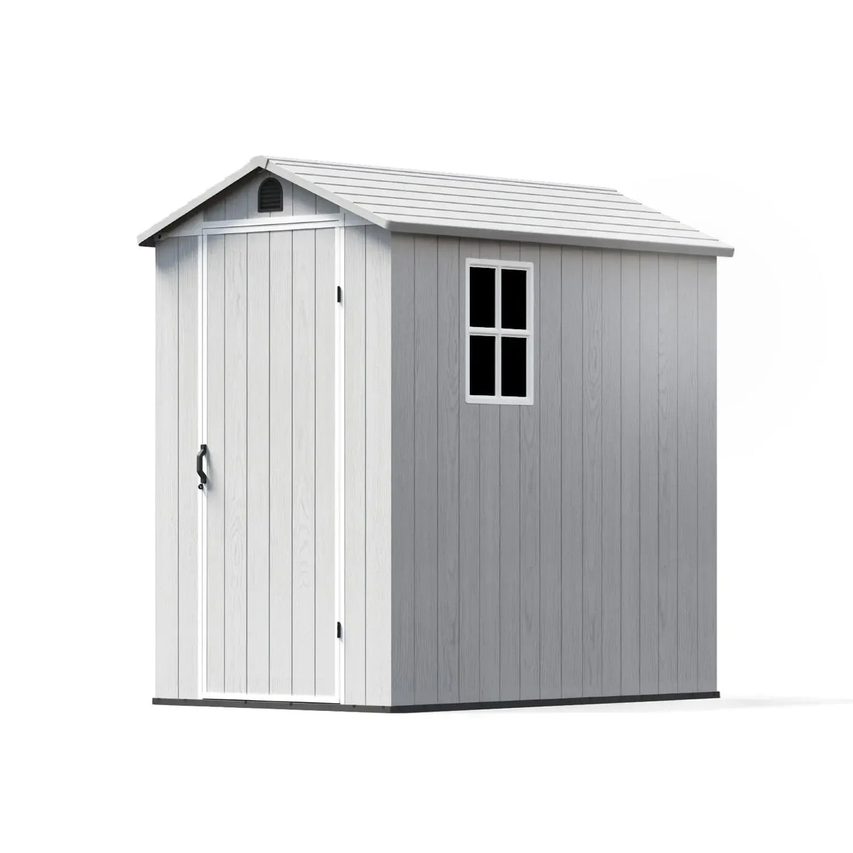 Patiowell Fit-it 4x6 bike store in light grey