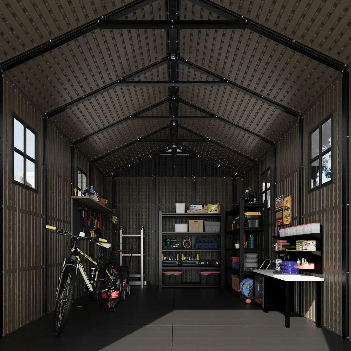 Patiowell 8x12 shed storage