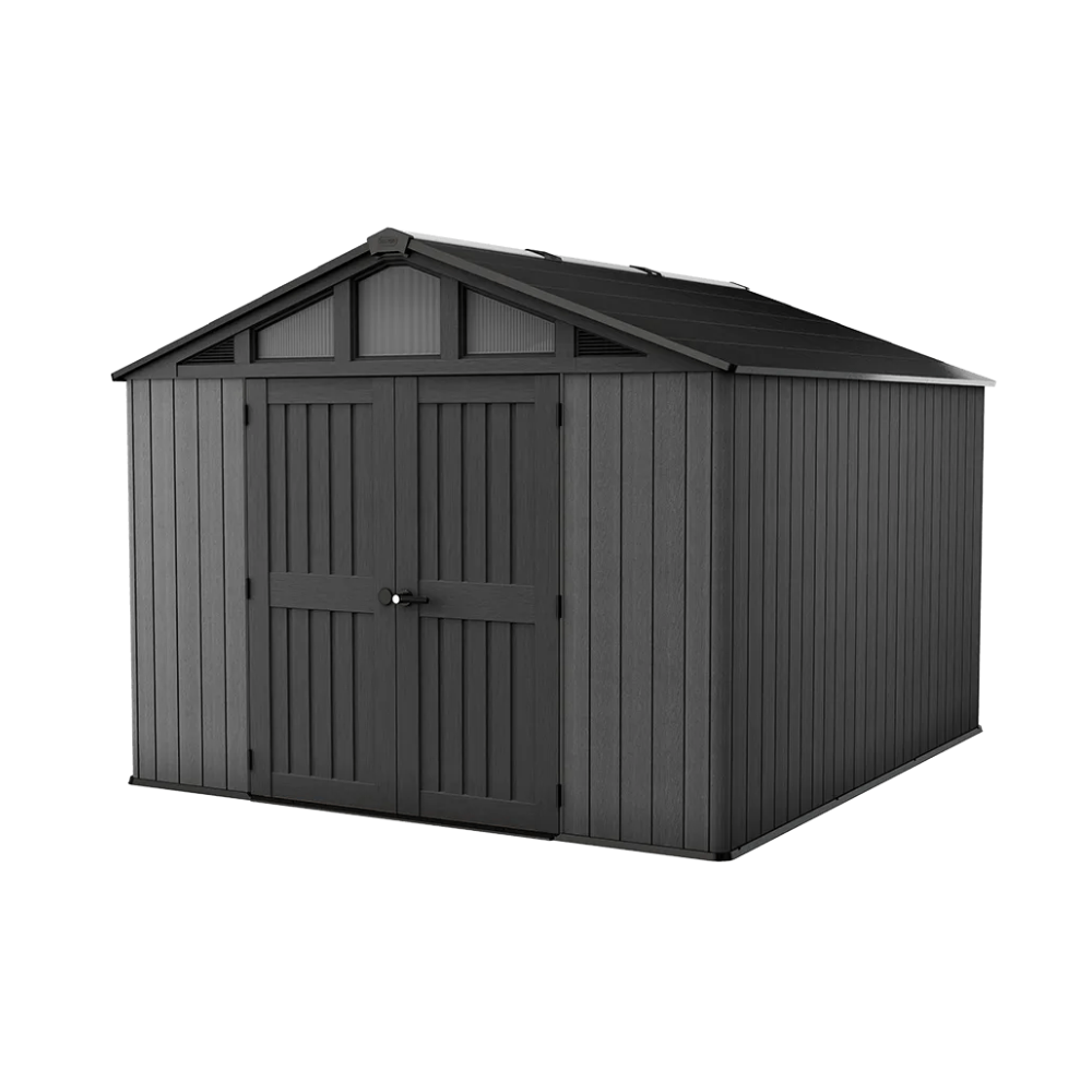 Keter Stronghold 10x11.5 shed in graphite