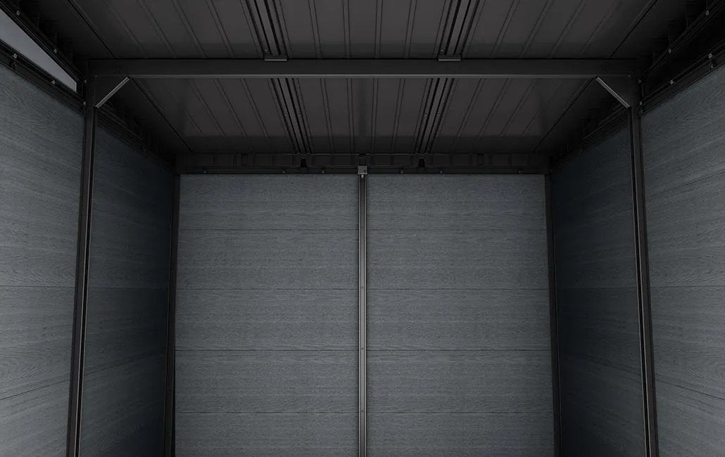 Keter Signature pent shed interior