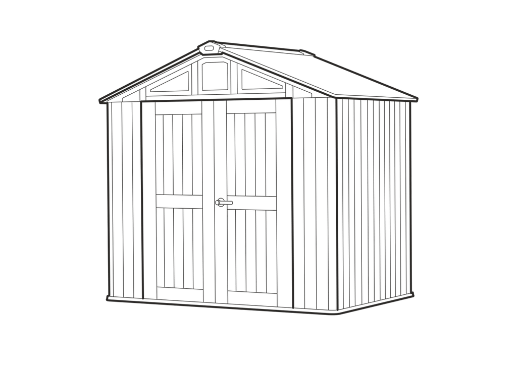 Keter Stronghold 8x6 dimensions