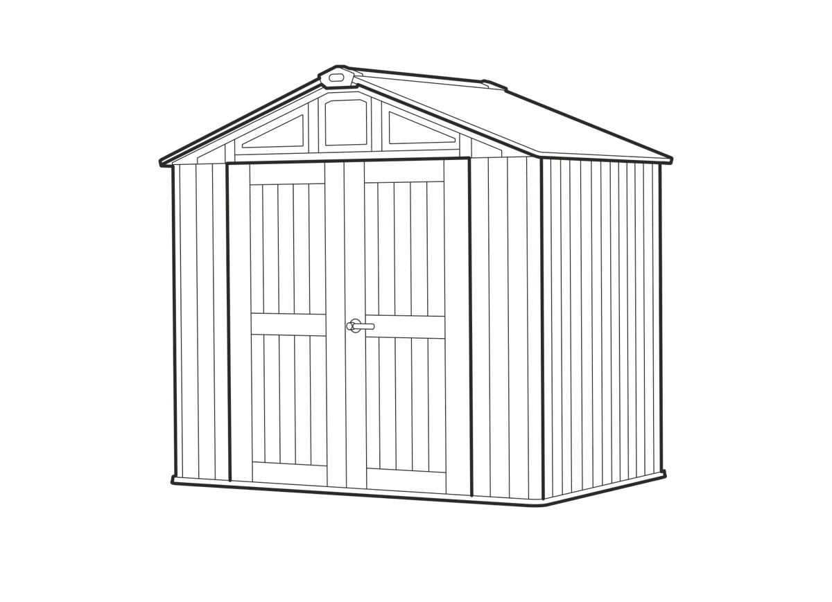 Keter Stronghold 8x6 dimensions
