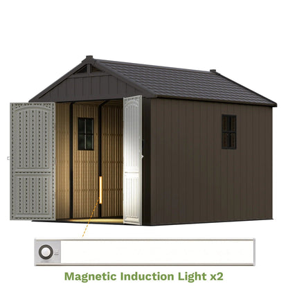 Patiowell 8x10 brown shed