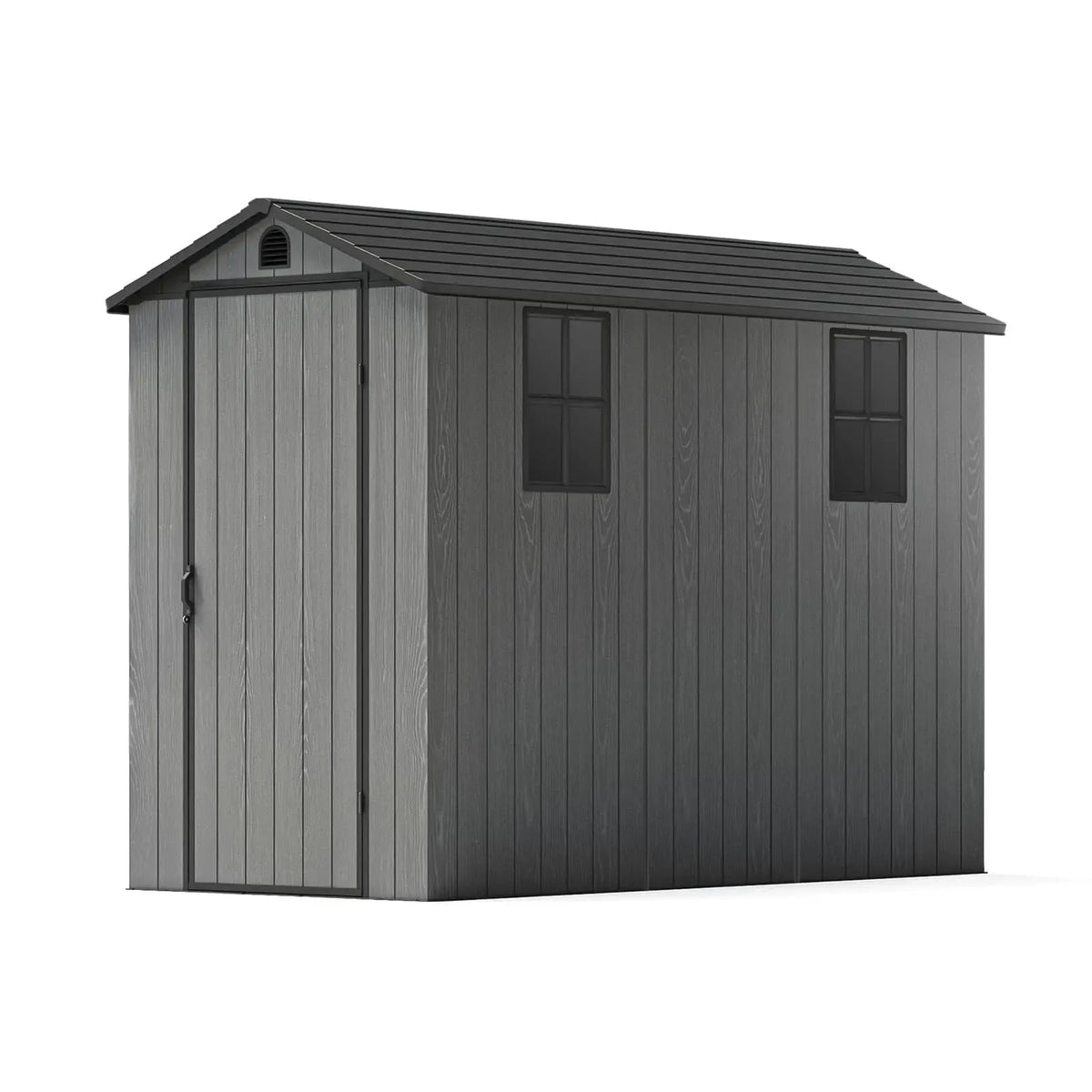 Patiowell Fit-it 4x8 garden store in dark grey