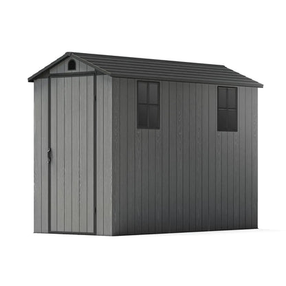 Patiowell Fit-it 4x8 garden store in dark grey