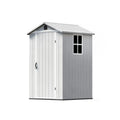 Patiowell Fit-it 4x4 garden store in grey and white