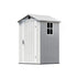 Patiowell Fit-it 4x4 garden store in grey and white
