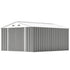 Patiowell 10x12 metal shed in grey