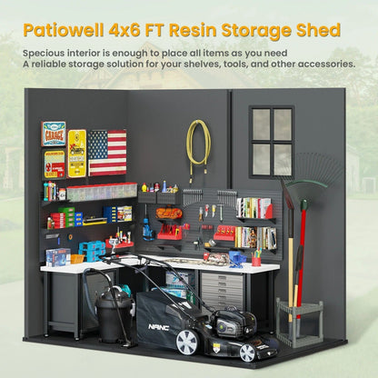 Patiowell 4x6 store detail