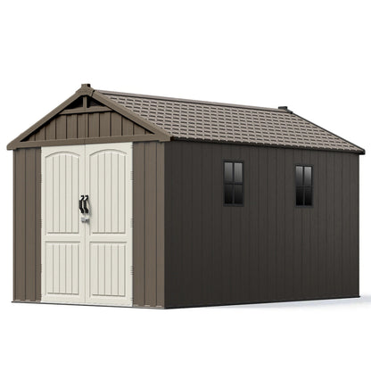 Patiowell Kick-it 8x12 shed in brown