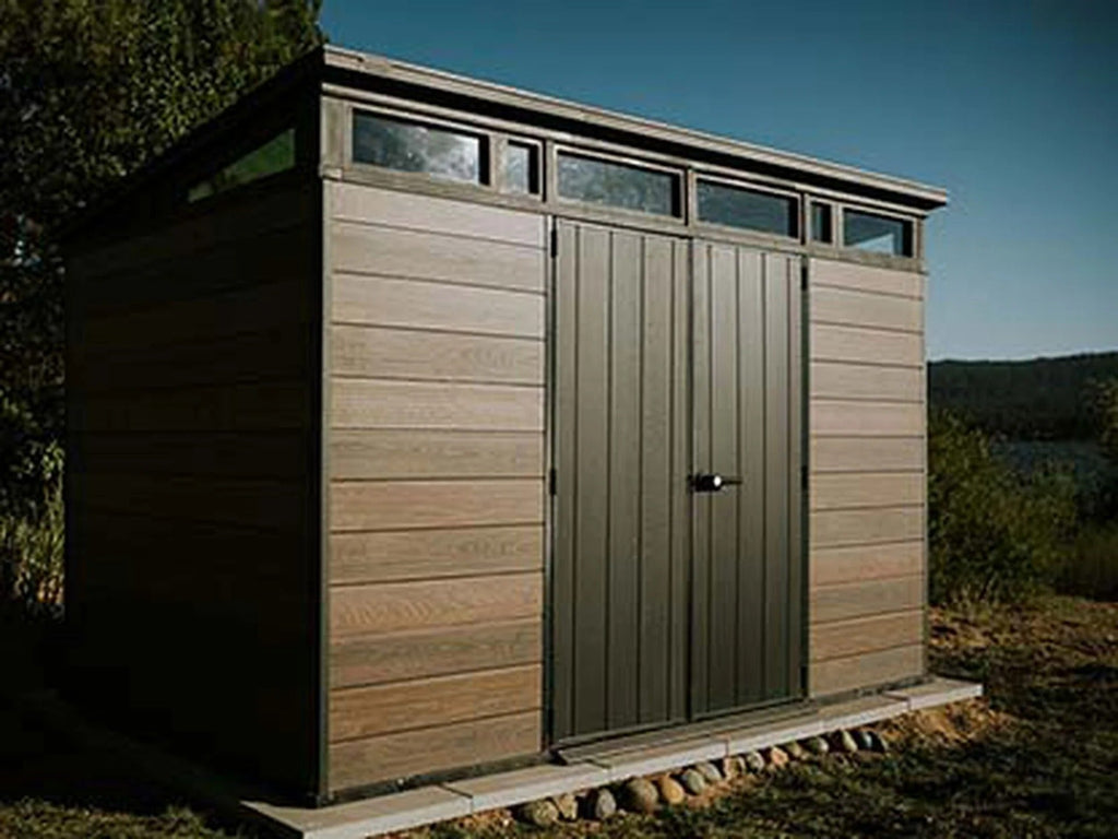 Keter Signature walnut shed