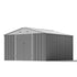 Patiowell 10x10 metal shed in grey