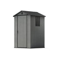 Patiowell Fit-it 4x4 garden store in dark grey