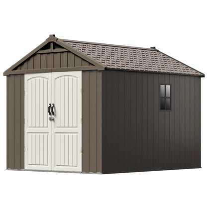 Patiowell Kick-it 8x10 shed in brown