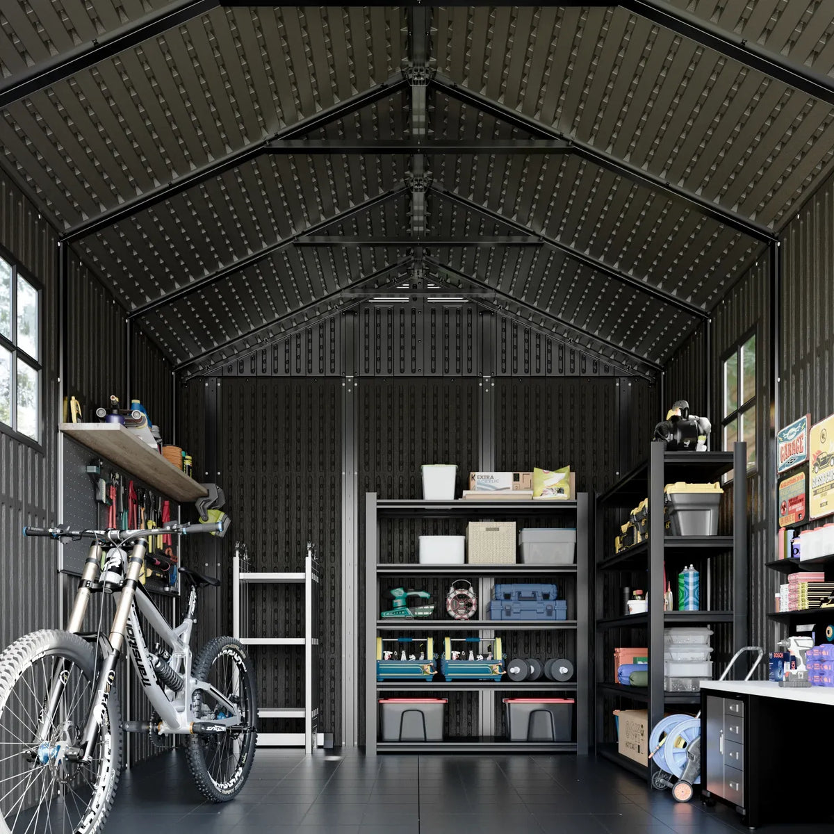 Patiowell 8x10 shed interior
