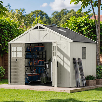 Patiowell 10x8 shed in a garden