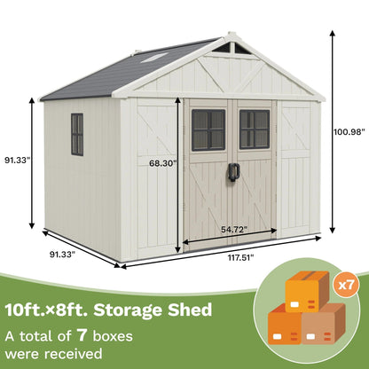 Patiowell 10x8 shed detail