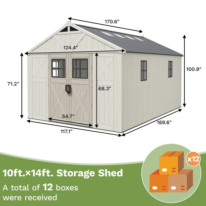 Patiowell 10x14 dimensions