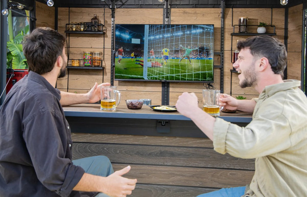 Keter garden bar on a patio