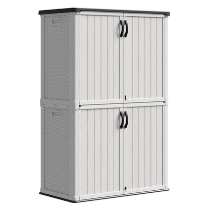 Patiowell 50 cu.ft outdoor storage cabinet in white
